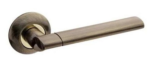 Ручки на розетте KEDR R10.092-AL АВ бронза  - Фото №2