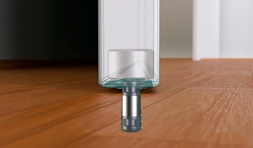 Стопор дверной скрытый магнитный АНТЕЙ светло-серый - Фото №4