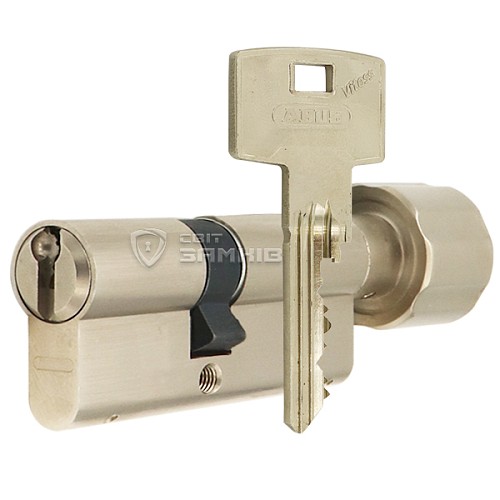 Цилиндр ABUS Vitess 1000 80T (35*45T) никель сатин - Фото №1