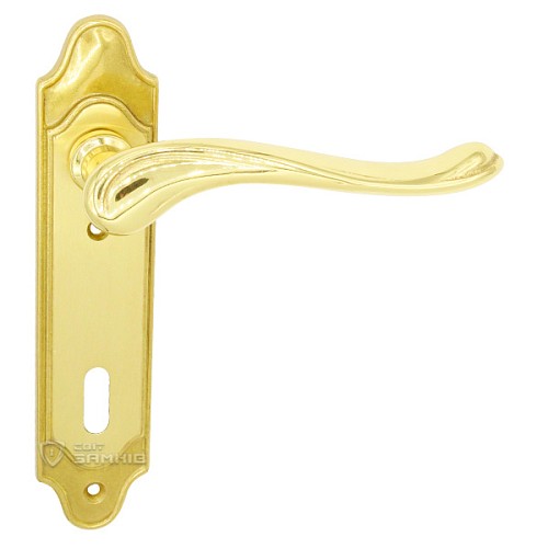 Ручки на планці Рубіно к/п 72 KL OLV золото - Фото №2