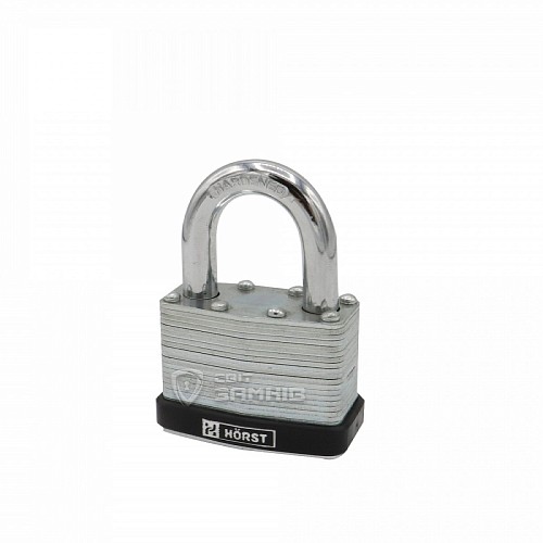 Замок навесной HORST HR-LS-50E (3 ключа) - Фото №1