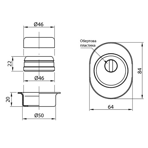 Протектор CIPIERRE 326SV/22 Surprise H22 AVNO черный - Фото №2
