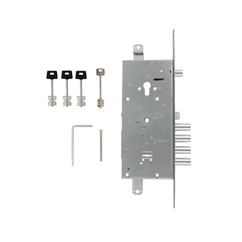 Механизм замка CISA 57986 ALPS двухсистемный (BS67,5*85мм) цилиндр+сувальдный с перекодировкой - Фото №5