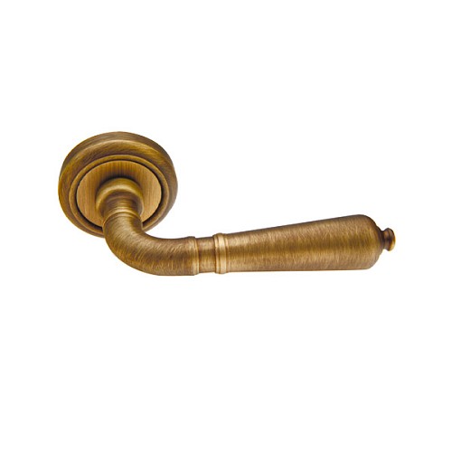 Ручки на розетте FADEX Antik 130V B02 бронза матовая - Фото №2