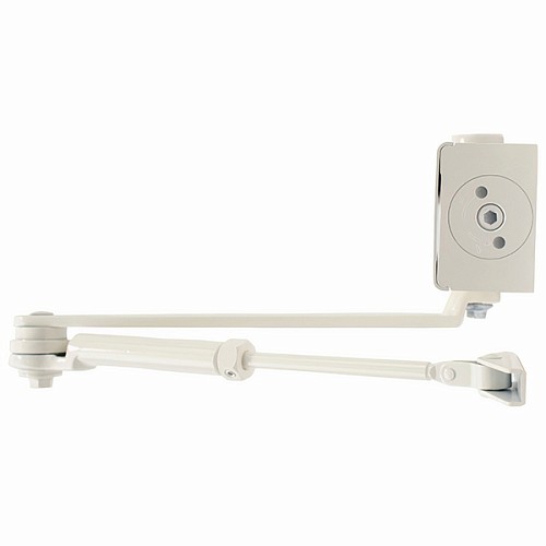 Доводчик CISA C1511.03.0.45 Professional Plus2 STD HO с фиксацией до 80 кг белый - Фото №7