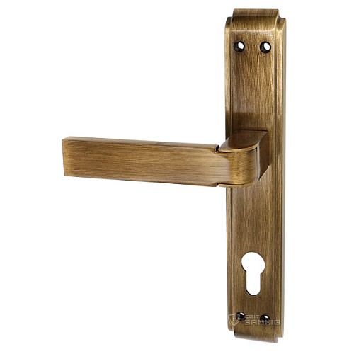 Ручки на планке OZCANLAR Alaska Yale 72 матовая бронза - Фото №3