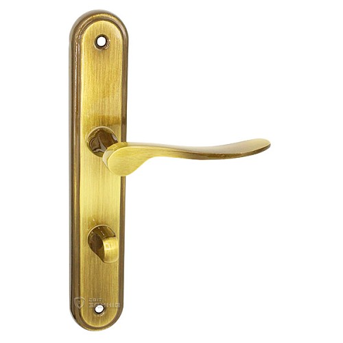 Ручки на планці Бішкоп Ложка 72 WC OGR бронза - Фото №3