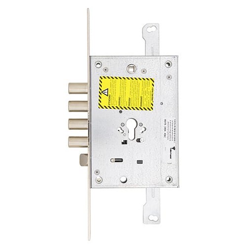 Механизм замка MUL-T-LOCK CTM10328A01A L.O.G. (BS65*85мм) хром полированный без об.планки - Фото №2