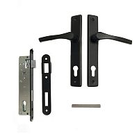 Комплект замка (руч.Nati 90 + JANIA PZ) (BS20*90мм) чорний