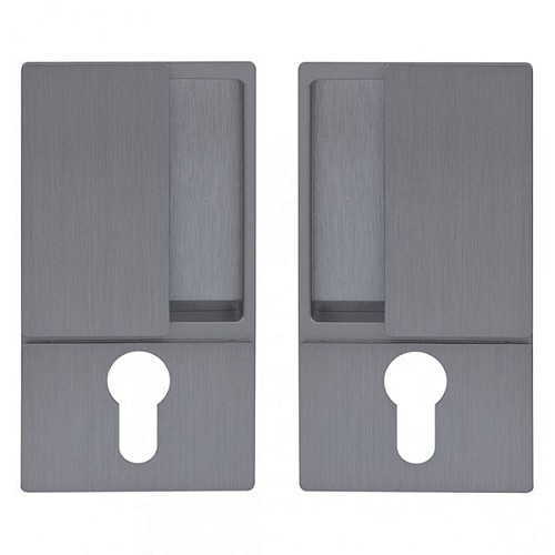 Ручки для міжкімнатних дверей AGB Wave PZ B300030032 хром матовий - Фото №1