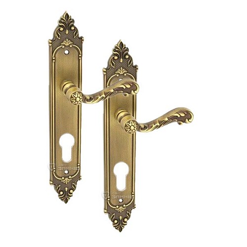 Ручки на планке TUPAI Rococo 2284-72 бронза матовая - Фото №1