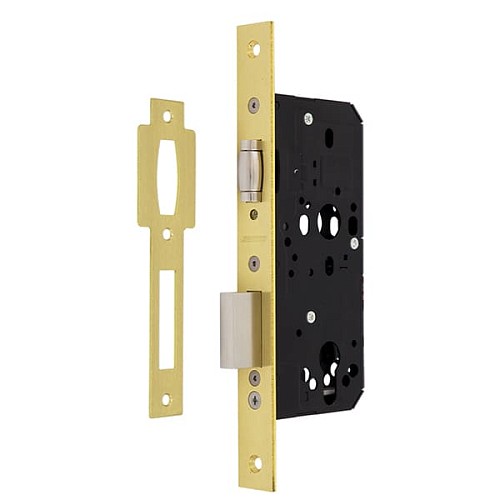 Механизм замка SANTOS 712 бочка (BS60мм) матовая латунь - Фото №1