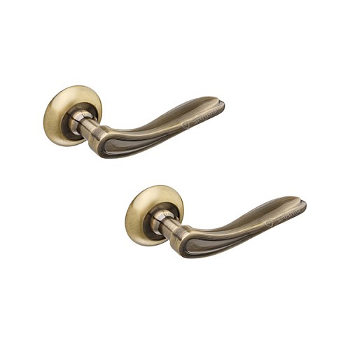 Ручки на розетте GAVROCHE Prometium AL-A5 AB бронза - Фото №1