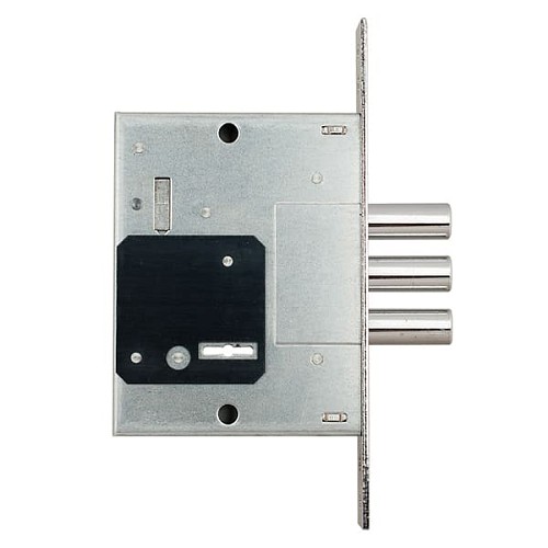 Механизм замка MUL-T-LOCK 257 (BS60мм) хром полированный без об.планки - Фото №3