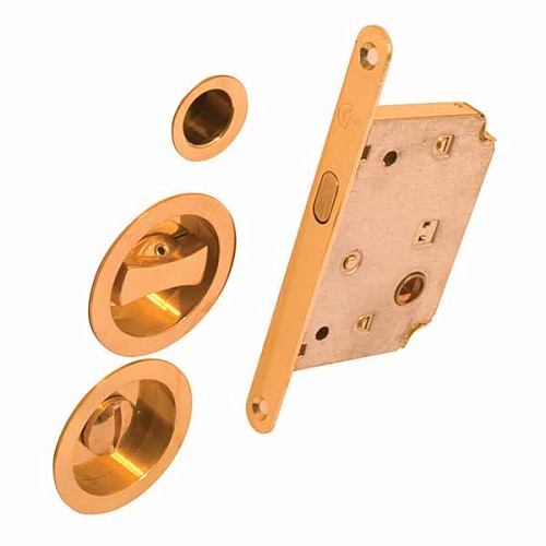 Комплект замка для раздвижной системы RDA 4120 ВР полированная латунь