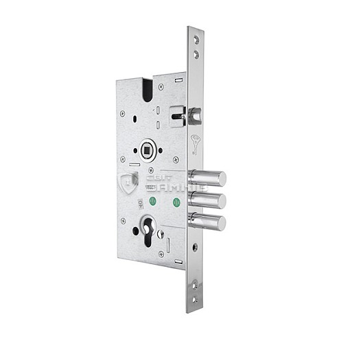 Механізм замка MUL-T-LOCK 354M (BS60*85мм) хром полірований - Фото №1