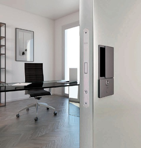 Ручки для межкомнатных дверей AGB Wave PZ B300030001 никель матовый - Фото №2