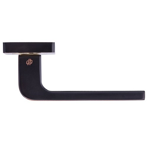 Ручки на розеті GAVROCHE Californium AL-A1 ORB/PB чорний з патиною/золото - Фото №2