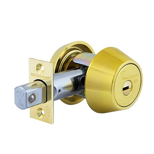 Замок врезной MUL-T-LOCK Dead Bolt Hercular Interactive + (BS60/70мм) полированная латунь - Фото №2