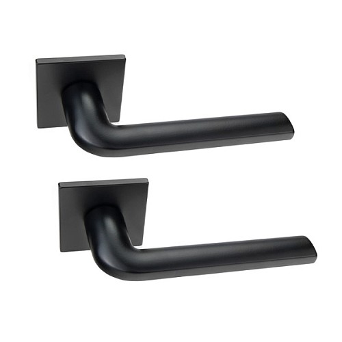 Ручки на розетте FORME Milly 133Q/Slim N52 черный матовый - Фото №1