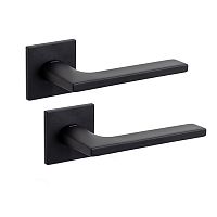 Ручки на розеті OLIVARI Lotus Q NP чорний матовий