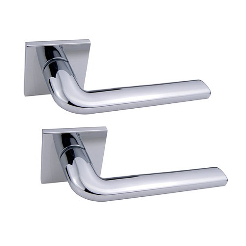 Ручки на розетте FORME Milly 133Q/Slim C01 хром полированный - Фото №1