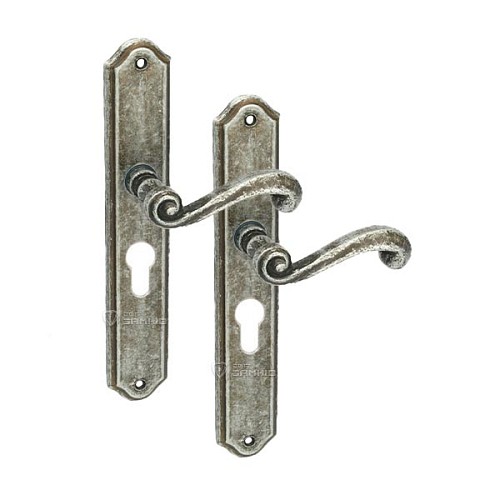 Ручки на планке TUPAI Carla 704-55 античное серебро - Фото №1