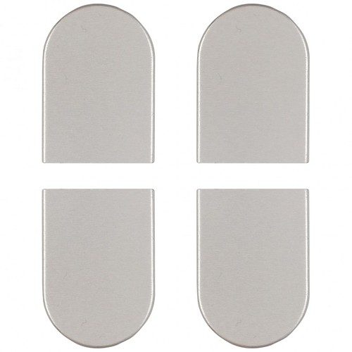 Комплект колпачков AGB E302001134 для петли Eclipse 2.0 матовый хром - Фото №1