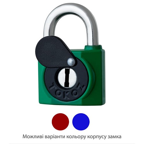 Замок навесной TOKOZ 800/40L (2 ключа) - Фото №1