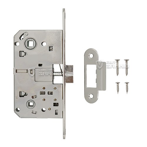 Механизм замка GAVROCHE GR96 WC (BS50*96мм) метал.язичок CP хром - Фото №4