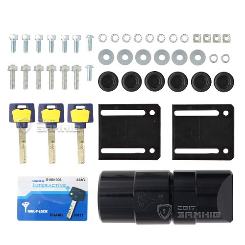 Замок навісний автомобільний MUL-T-LOCK ARMADLOCK (3 ключа) - Фото №9