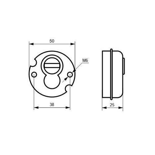 Протектор DISEC MONOLITO SFERIK BD200 25мм хром полированный - Фото №5