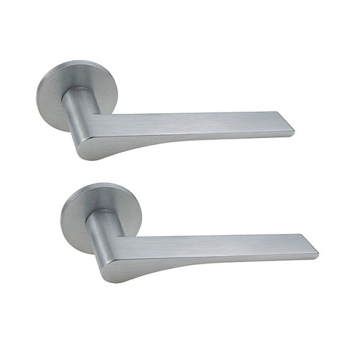 Ручки на розетте FORME Eos 294A/Slim C02 хром матовый - Фото №1