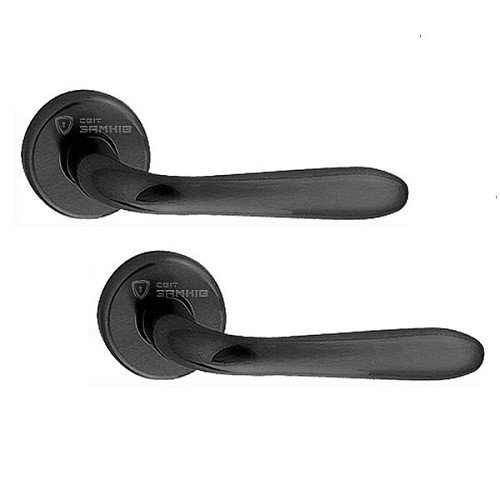 Ручки на розетте TUPAI 5S 294 (4041-4046) черный - Фото №1