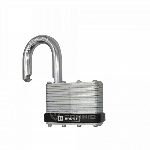 Замок навесной HORST HR-LS-50E (3 ключа) - Фото №2