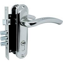 Комплект замка KEDR 1026-M60 (BS40*60мм) S/NI нікель