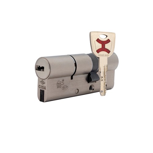 Цилиндр CISA AP4 S 95 (45*50) никель матовый - Фото №1