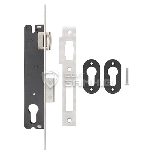 Механізм замка SANTOS 720 бочка (BS20мм, 22мм) матовий хром - Фото №4