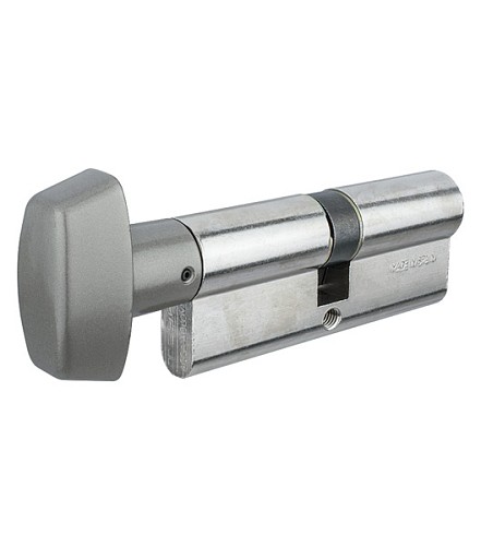 Цилиндр TESA TE5 80T (40*40T) никель сатин 3 ключа - Фото №3