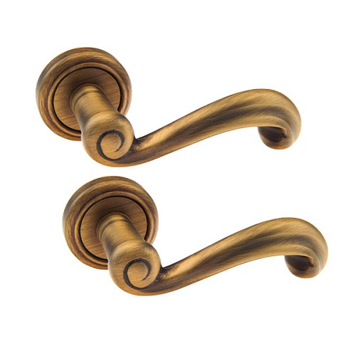 Ручки на розетте FADEX Riccio 131V B02 бронза матовая - Фото №1