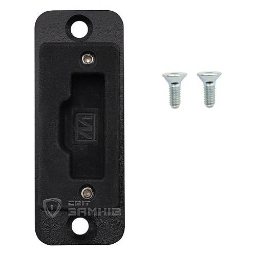 Зворотня планка WALA ALU2 для рами матовий чорний - Фото №3