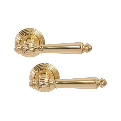 Ручки на розетте FIMET Michelle 106 (269) F01 полированная латунь - Фото №1