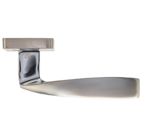 Ручки на розеті GAVROCHE Germanium AL-A1 SN/CP нікель/хром - Фото №3