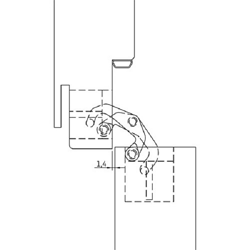 Петля ANSELMI AN 170 3D матовый хром - Фото №5