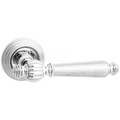 Ручки на розетте FIMET Michelle 106 (269) F05 матовый хром - Фото №2