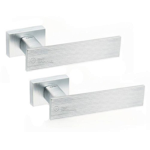 Ручки на розетте TUPAI Lina 4 3042 RT (3045-1999) хром матовый - Фото №1