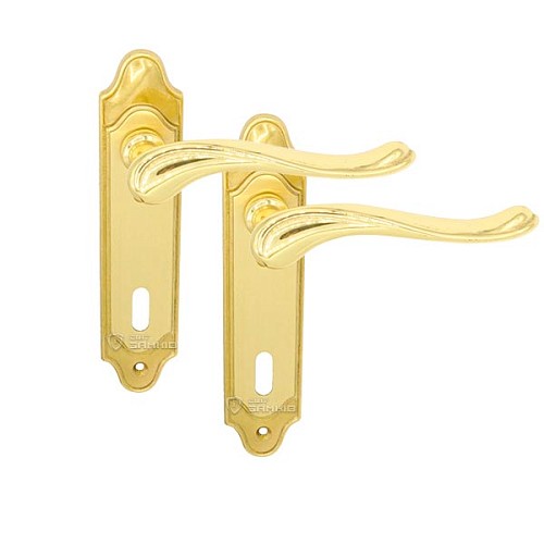 Ручки на планці Рубіно к/п 72 KL OLV золото - Фото №1