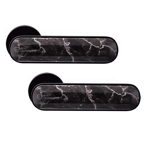 Ручки на розетте MVM Z-1804 (T19-E19) BLACK черный