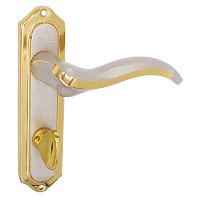 Ручки на планці Orion WC 62 нікель/золото