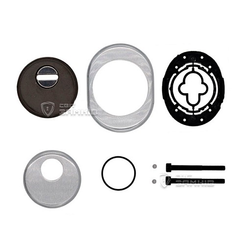 Протектор AZZI FAUSTO F23 Antitubo SB Widia 25 мм матовый хром - Фото №4